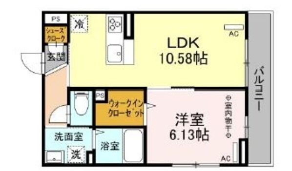 ラ・パージュ桜の物件間取画像